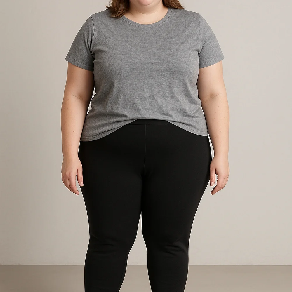 MOA Collection Black Leggings – Size XL